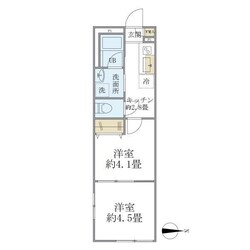 フェリーチェ中村橋Ｂの物件間取画像